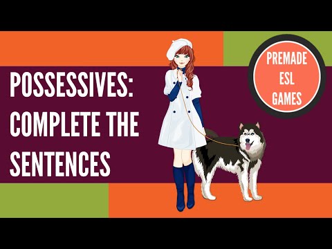 Possessives English Grammar Quiz | His, Her, Hers, Their, Theirs | Complete The Sentence