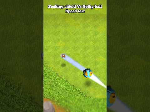 Seeking shield Vs Spiky ball speed test ll Clash of clans ll #shorts #clashofclans #coc