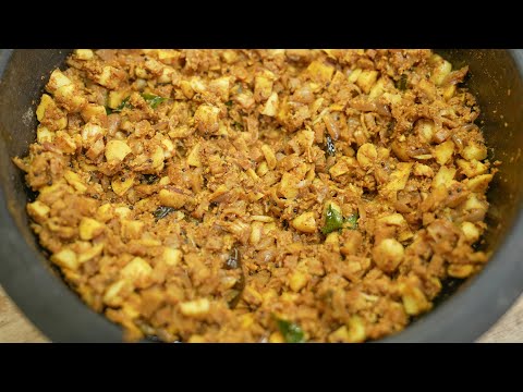 Kerala Style Tasty Jack fruit Core & Seeds Stir Fry  - Piralan