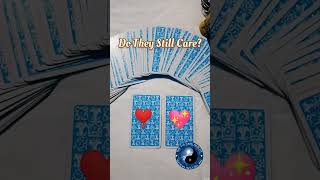 Do They Still Care for you?❣️ #shorts #pickacard #tarotshorts #dotheystillcare #ytshorts #yesorno