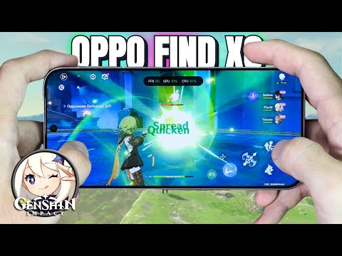 Oppo Find X8 Genshin Impact Gaming test | Dimensity 9400