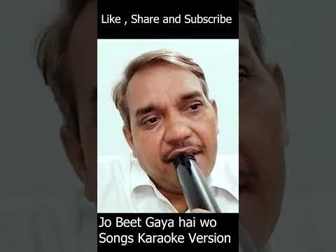 Old is Gold Super Hit Songs Jo Beet Gaya hai wo Karaoke version #shorts #music #trending #songs