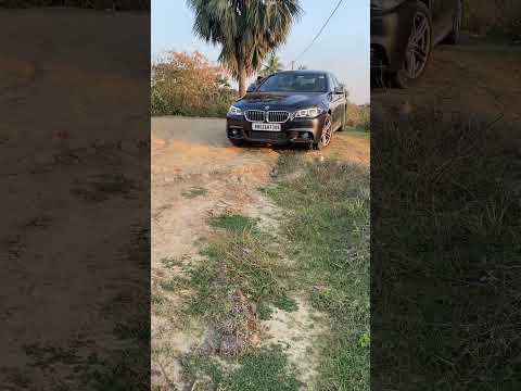 Rs 80 lakh sedan in village road #bmw #offroad