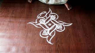 simple daily rangoli designs | Friday rangoli kolam | Friday mugguluu