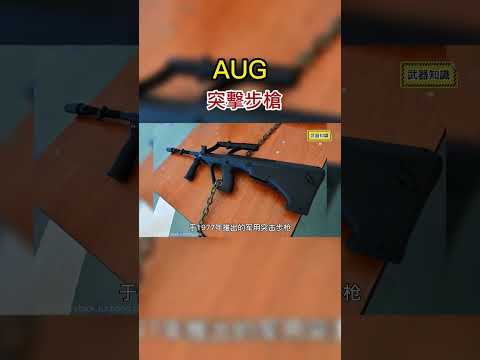 無槍托突擊步槍AUG：穩定性非常高的步槍，很多零件都是塑料的#射擊訓練 #AUG  #武器科普 #原理動畫