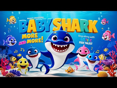 Baby Shark More and More | Fun Baby Song | Little Fish Tales