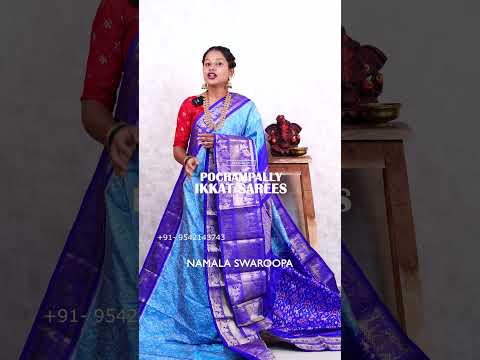 #pochampally #ikkatsarees #silksaree #silkclothing #saree #pochampallysarees