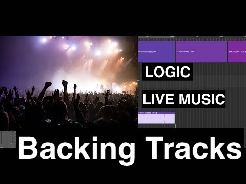 HOW TO SET UP A LOGIC PROJECT FOR THE MANAGEMENT OF BACKING TRACKS IN A LIVE CONCERT