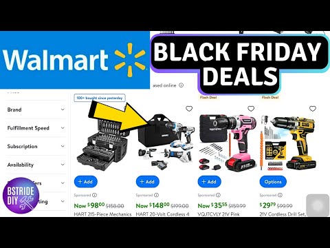 Walmart Black Friday Online Tool and Home Deals