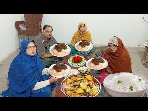 Village Life | Gaon Ke Dophar Ka Khana Chicken Shaljam Recipe | Irma's family vlog