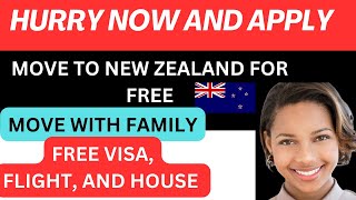 FREE New Zealand Work Visa 2023 | Full Visa Sponsorship | Free Flight Ticket and Accommodation