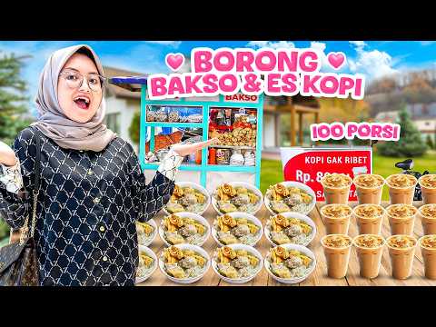 BUNDA BORONG SATU GEROBAK BAKSO UNTUK TIM LEIKA 😍