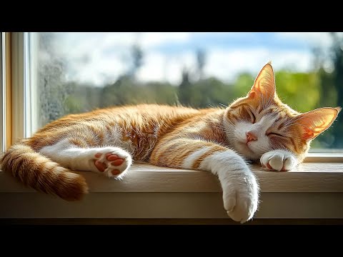 Music For Cat to Fall Into Deep Sleep🐈Stress Relief♬ Heal Stress For Cat Soothing Piano