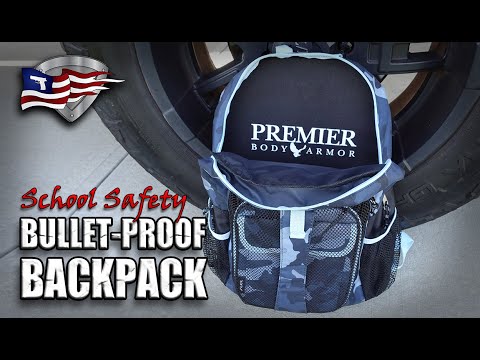 Bulletproof Your Kids Backpack / Backpack Armor / Premier Body Armor