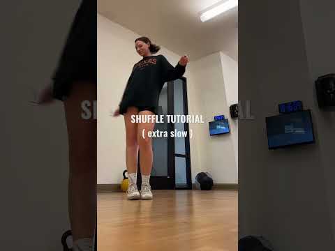 SLOW Shuffle Dance Tutorial🧚‍♂️🪩 #shuffleshorts