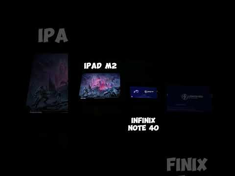 iPad Pro M2 4th Generation 120fps Vs Infinix Note 40 40fps | PUBG SPEED TEST