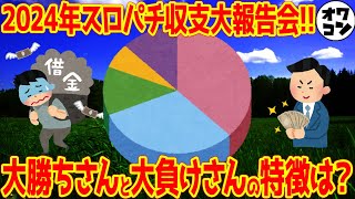 【勝ち負け割合は？】2024年みんなのスロパチ収支大報告会!!【100万負け報告も多数】