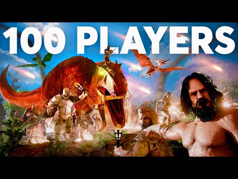 100 Players Simulate Civilization in Ark Ascended