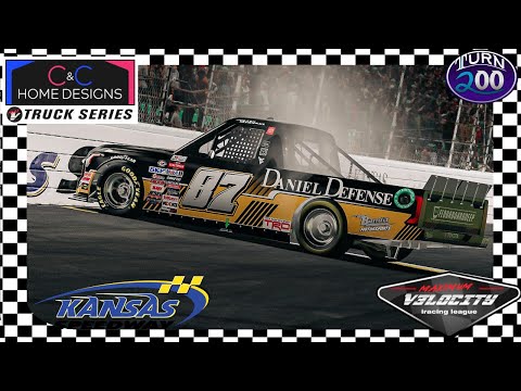 Maximum Velocity C&C Home Designs Truck Series PLAYOFFS - Round 2, Race 1 from Kansas