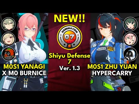 M0S1 Yanagi x Burnice & M0S1 Zhu Yuan Hyper | Shiyu Defense Critical Node Floor 7 S Rank | ZZZero