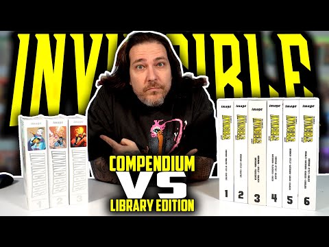 The Full Run of INVINCIBLE is out in Hardcover Compendiums & Library Editions… Let’s Compare!