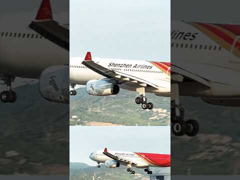 Shenzhen Airlines landing at Barcelona #youtubeshorts #planespotting #aviation #remix #shorts #short