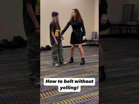 How to belt without yelling!