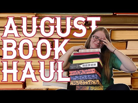 AUGUST BOOK HAUL | hauling over 80 books! | slightly later and larger than planned