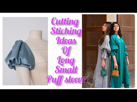 trending puff sleeve designs||short and long puff sleeves cutting|| top sleeves designs|| #sleeves