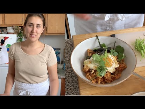 Lauryn Makes Kimchi Fried Rice at Home | #StayHome #WithMe