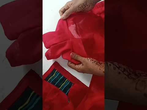 Normal Blouse Stitching #Simple Blouse design #fashion #shortsvideo