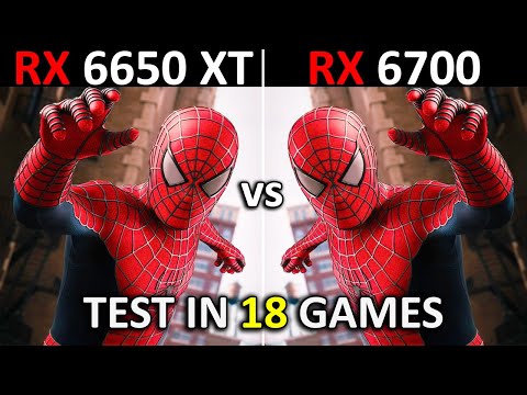 RX 6650 XT 8GB vs RX 6700 10GB | Test in 18 Games | 1080p | Which One is Better? 🤔 | 2024