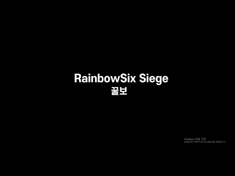 Tom Clancy's Rainbow Six  Siege 꿀보