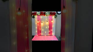 Ganesh ji background decoration ideas l viral short