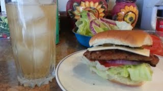 How to make a Jennie O TURKEY BURGER - 99 CENTS ONLY store meal deal recipe