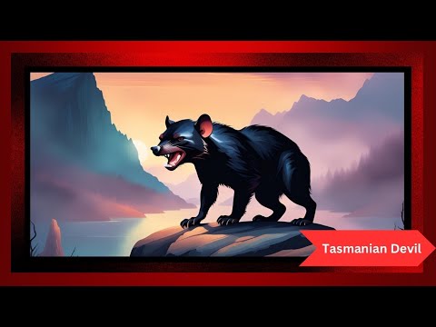 🦘 Meet the Tasmanian Devil: Nature’s Little Powerhouse! 🦴