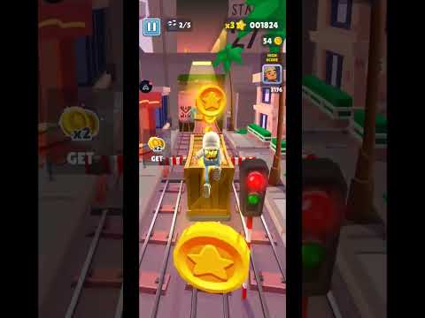 subway surf gameplay #shortsfeeds #shorts #games #subwaysurfers