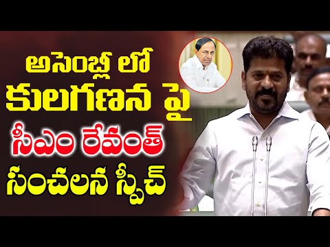 CM Revanth Reddy Speech on Telangana Assembly 2025 | Caste Census | KCR | #kulaganana |Cinema Garage