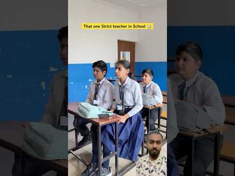 SCHOOL KI STRICT TEACHER #schoollifecomedy #schoollifeshorts #schoolfunnyvideos #ytshorts #shorts