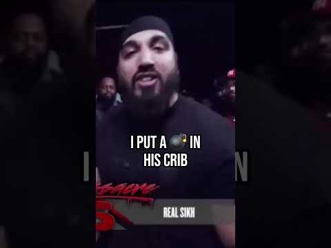 Sikh rapper goes CRAZY in a battle 🔥 #RealSikh #BattleRap #RapBeef