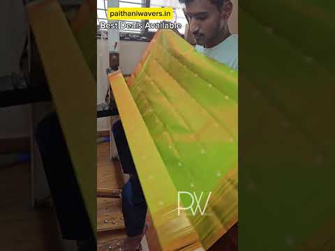 Making of Silk Paithani Saree Designs #handloom #paithani #saree #making #machine #silkfactory