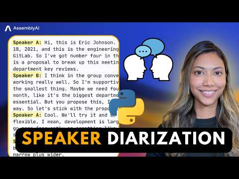 Speaker Diarization In Python - Transcription with Speaker Labels