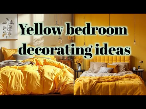 Yellow Bedroom decoration ideas | bedroom designs