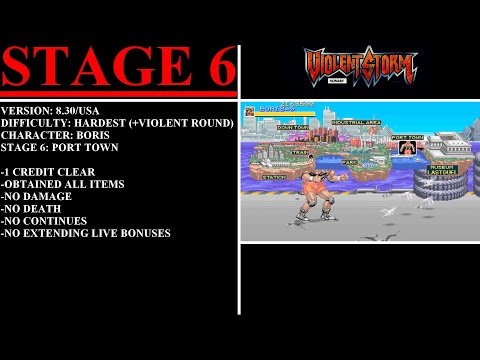 Violent Storm [v8.30/USA] (Arcade) - (Stage 6 | Hardest Difficulty + Violent Round)