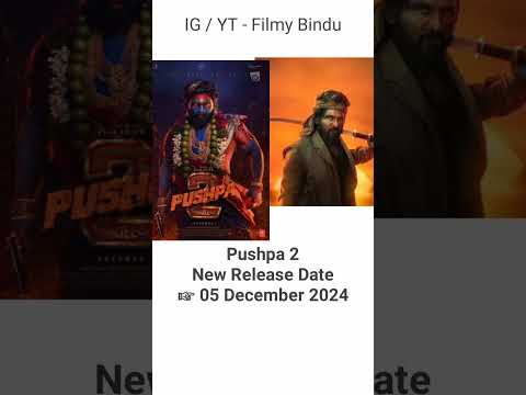 Pushpa 2 New Release date #pushpa2 #alluarjun