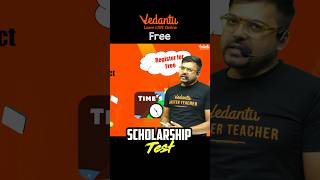 🤩🤩 FREE Scholarship Test at VEDANTU!! Enroll Now👉 #shorts #jee2024 #scholarshiptest #vedantumath