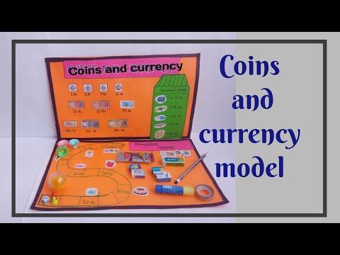 Coins and currency project Model| Math project For class 2,3| #coinsandcurrancy #mathtlm|