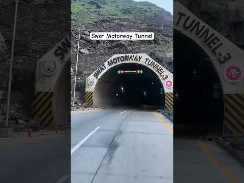 Swat Motorway Tunnel | Wait for the end view ❤️ Places to Visit in Swat Kalam Valley #travel #shorts