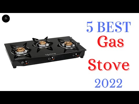 Best 5 Gas Stove 2022 | Top 5 Best Auto Ignition Gas Stove | Best Burner Open Gas Stove (Black)