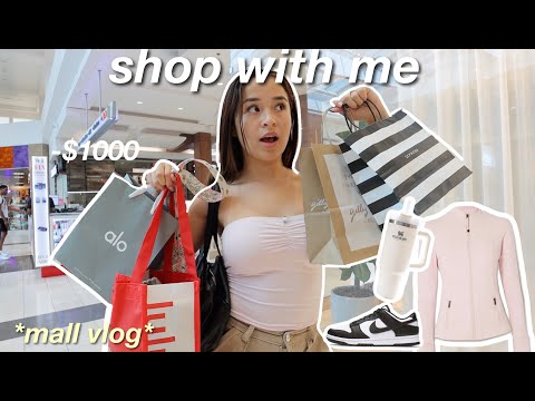 SHOPPING VLOG 🛍️ huge clothing haul, back to school essentials, buying a new wardrobe + fit inspo